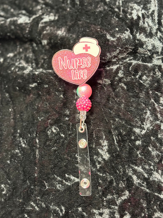 Nurse Life Badge reel
