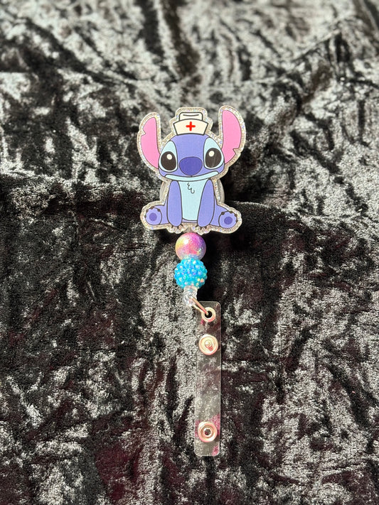 Stitch Character Themed Badge reel